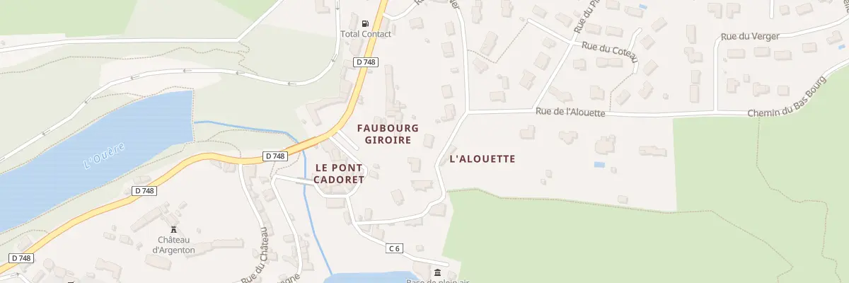 Plan du 20 Rue du Pinier à Argentonnay