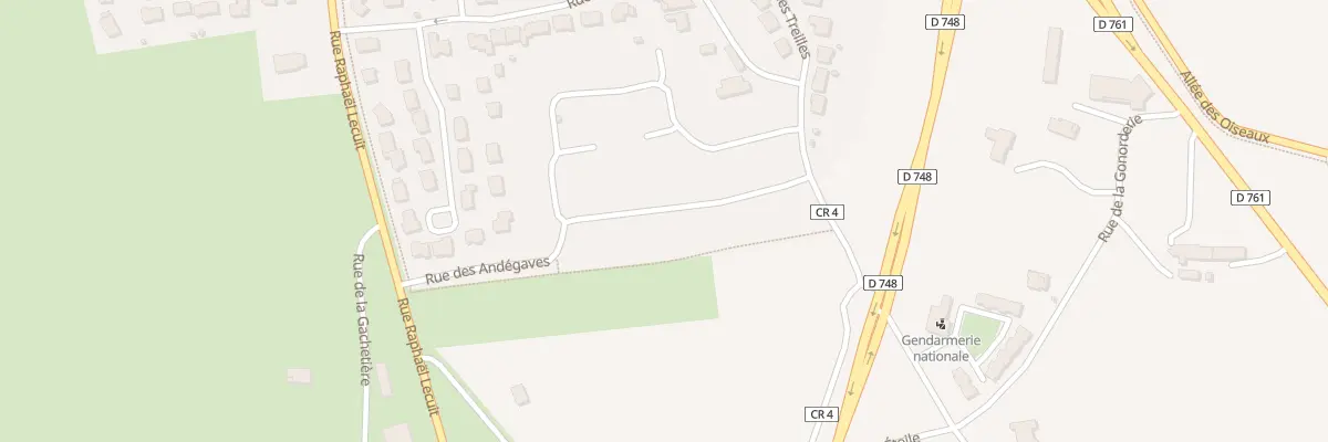 Plan du 52 Rue des Andégaves à Brissac Loire Aubance