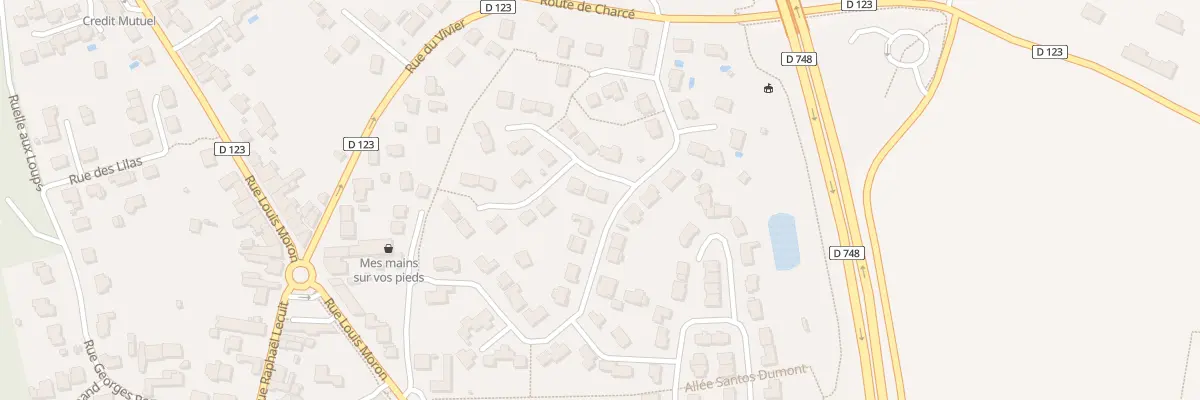 Plan du 1 Rue des Lavandieres Brissac à Brissac Loire Aubance