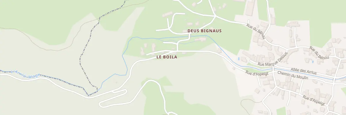 Plan du 27 Rue d’Aspeigt à Bielle