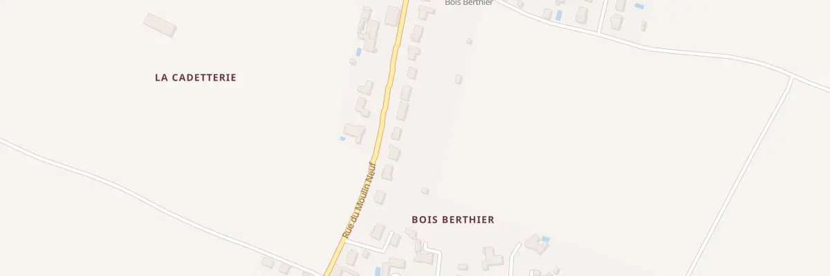 Plan du 177 Rue de la Cadetterie à Échiré