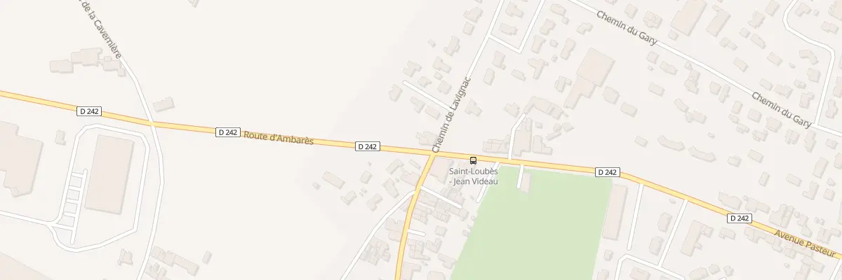 Plan du 2 Av Pasteur à Saint-Loubès