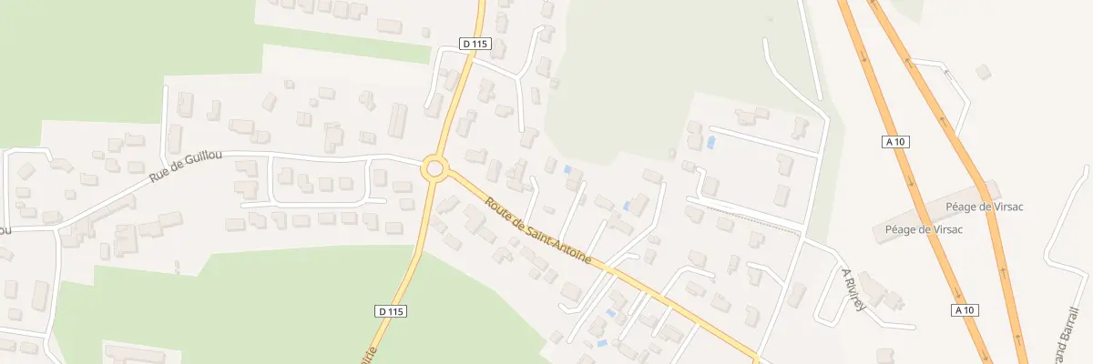 Plan du 3 Au Bois de Croix de Pradel à Virsac
