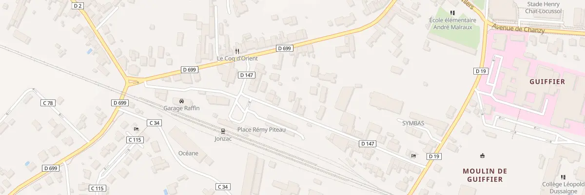 Plan du 5B Rue Alsace Lorraine à Jonzac