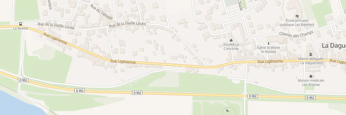 Plan du 116T Rue Ligérienne (La Daguenière) à Loire-Authion