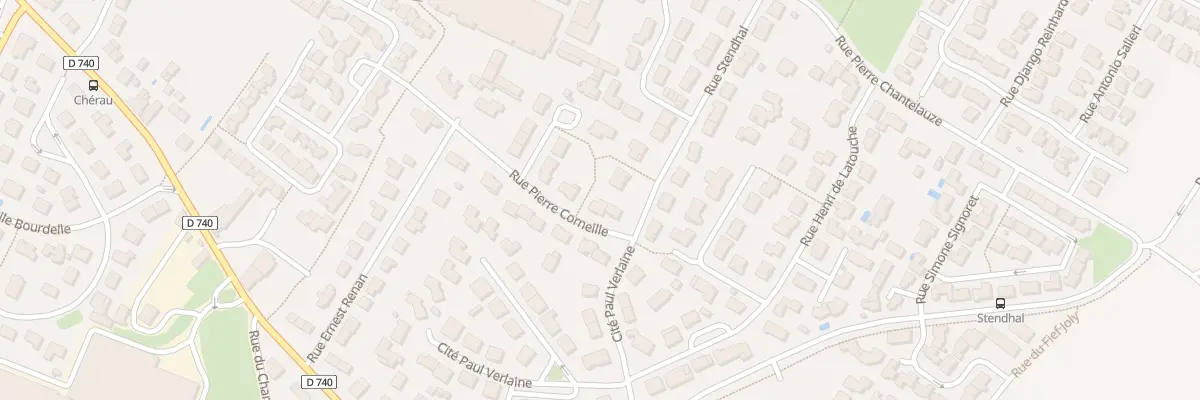 Plan du 4 Rue Pierre Corneille à Niort
