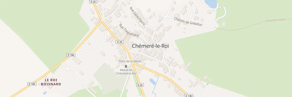 Plan du 2 Pl de l’Église à Chémeré-le-Roi