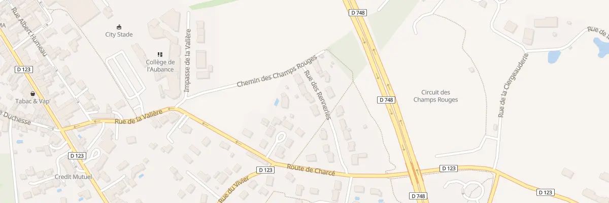 Plan du 8 Rue des Renneries à Brissac Loire Aubance