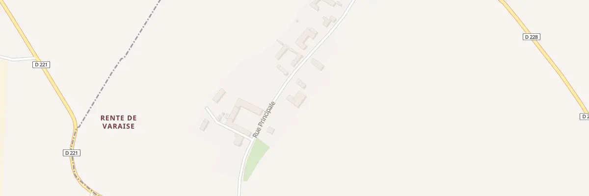 Plan du 13 Rue Principale à Varaize