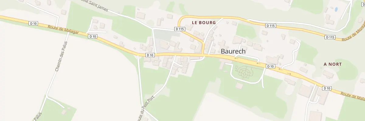 Plan du 23 Le Bourg à Baurech