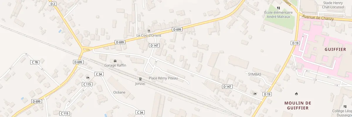 Plan du 5 Rue Alsace Lorraine à Jonzac