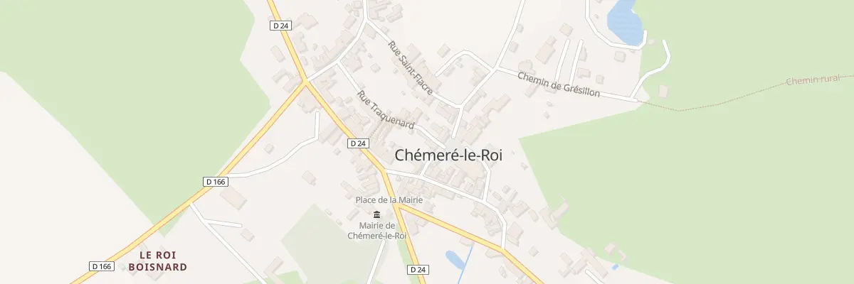 Plan du 2 Rue Traquenard à Chémeré-le-Roi