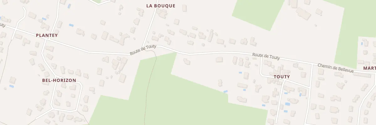 Plan du 10 Rte de Touty à Pompignac