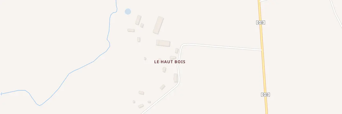 Plan du 4 Le Haut Bois à Bellou-en-Houlme