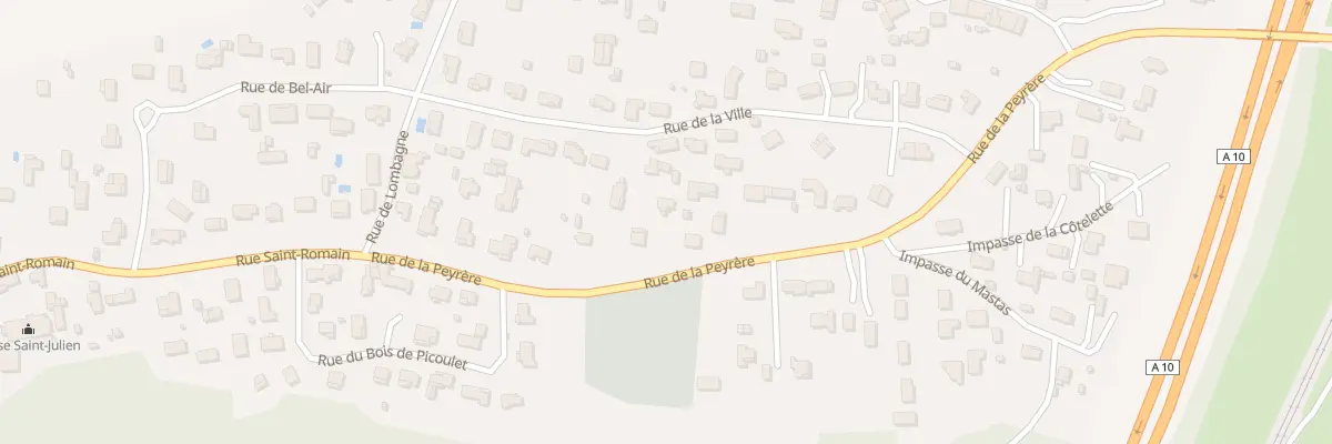 Plan du 21 Rue de la Peyrere à Cubzac-les-Ponts