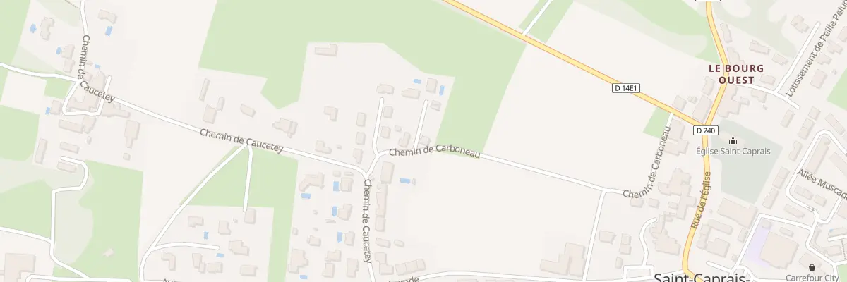 Plan du 32A Aures à Saint-Caprais-de-Bordeaux