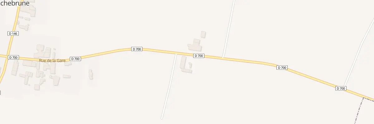Plan du 46 Rue de la Gare à Échebrune