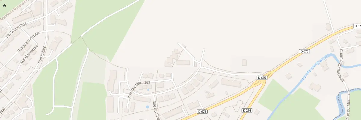 Plan du 1 Rue des Perruques à Verson
