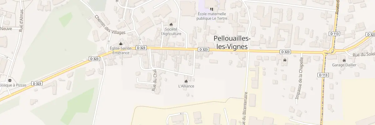 Plan du 30 Rue Nationale à Verrières-en-Anjou