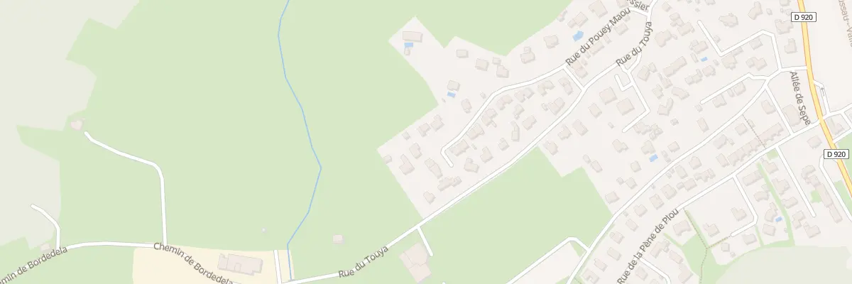 Plan du 9211 Rue du Pouey Maou à Arudy