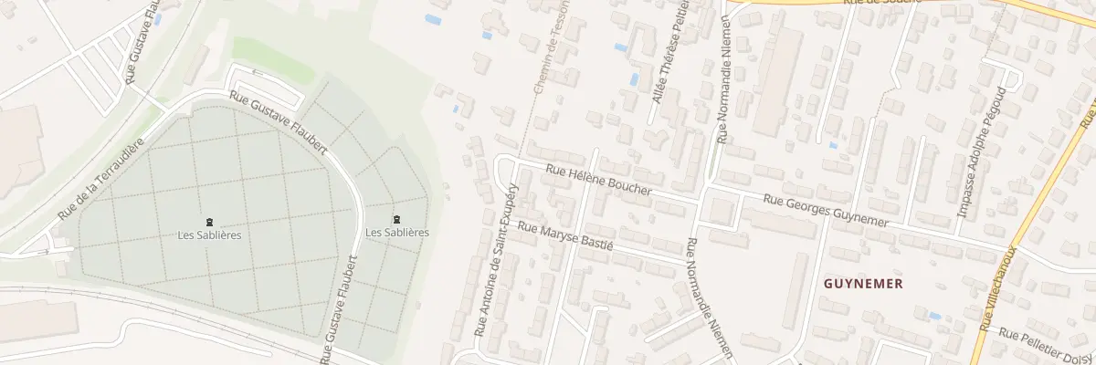 Plan du 2 Rue Hélène Boucher à Niort