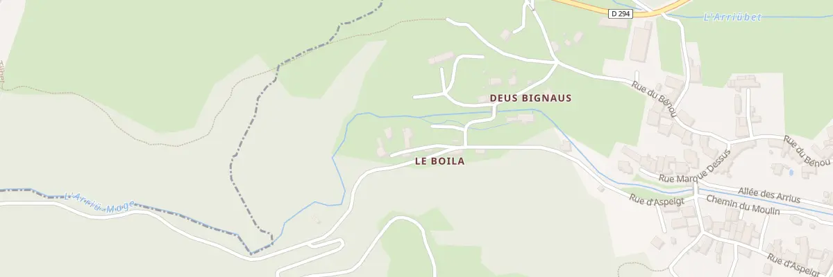 Plan du 4 Imp du Bourdalat à Bielle