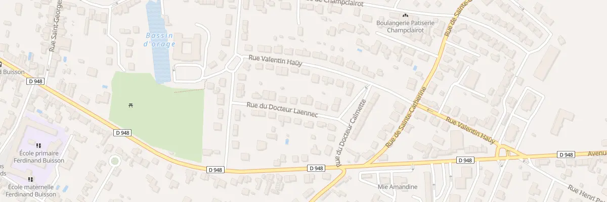 Plan du 11 Rue du Doc Laennec à Niort