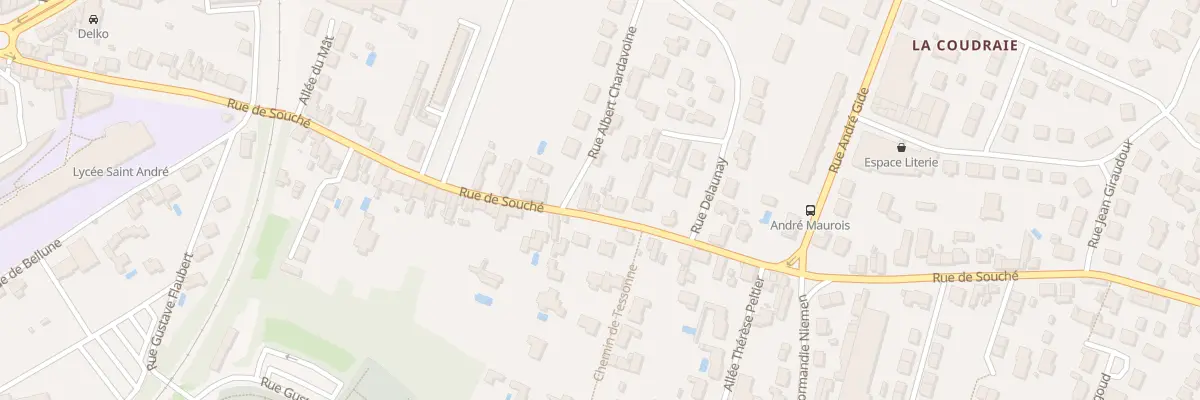 Plan du 75 Rue de Souché à Niort
