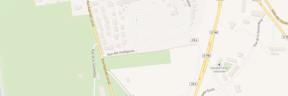 Plan du 46 Rue des Andégaves à Brissac Loire Aubance
