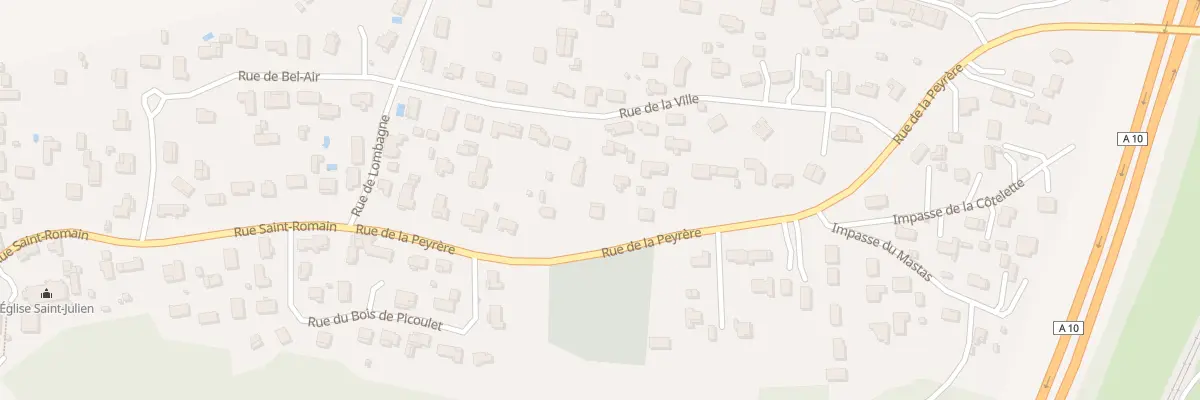 Plan du 19 Rue de la Peyrere à Cubzac-les-Ponts