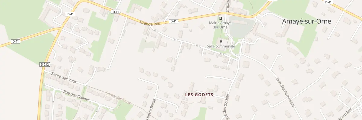 Plan du 13 Rue des Glaçons à Amayé-sur-Orne