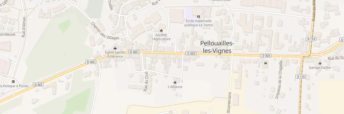 Plan du 28 Rue Nationale à Verrières-en-Anjou