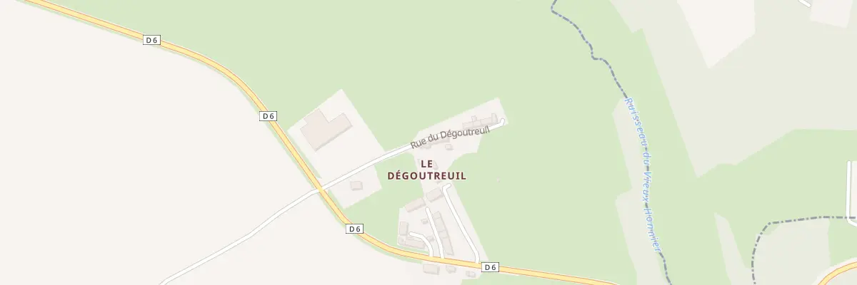 Plan du 6 Rue du Dégoutreuil à Esson