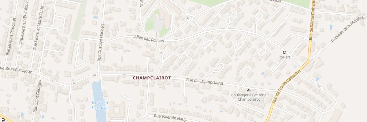 Plan du 3 All des Dahlias à Niort