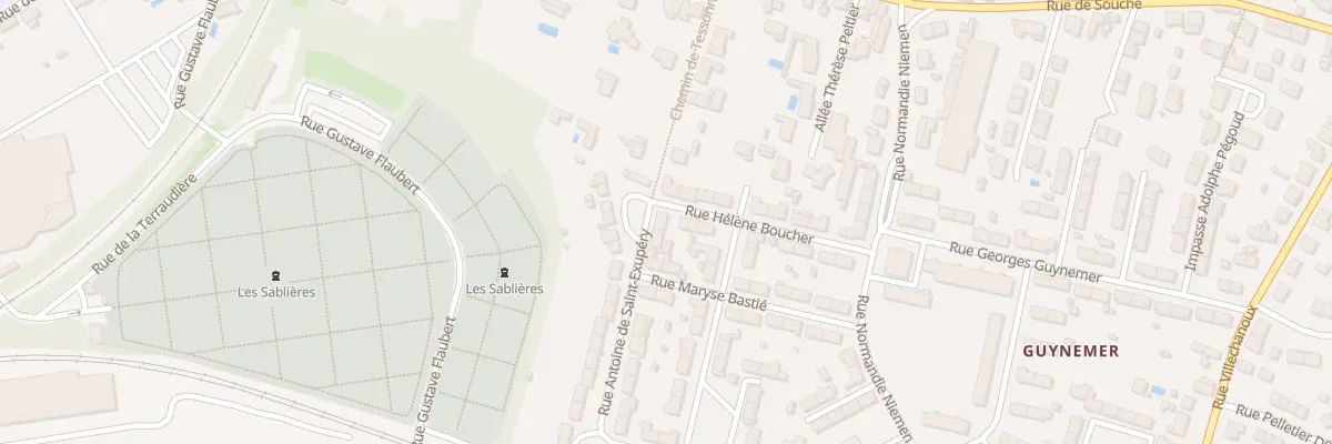 Plan du 18 Rue A de Saint-Exupery à Niort