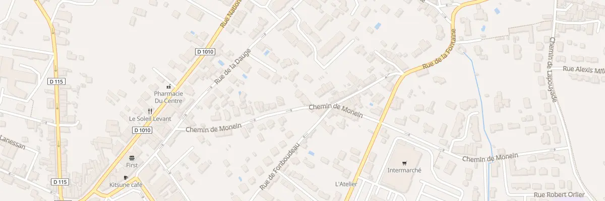 Plan du 20 Che de Monein à Saint-André-de-Cubzac