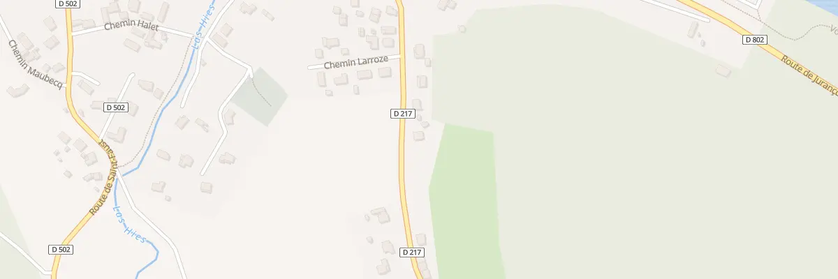 Plan du 9 Rte de la Chapelle de Rousse à Laroin