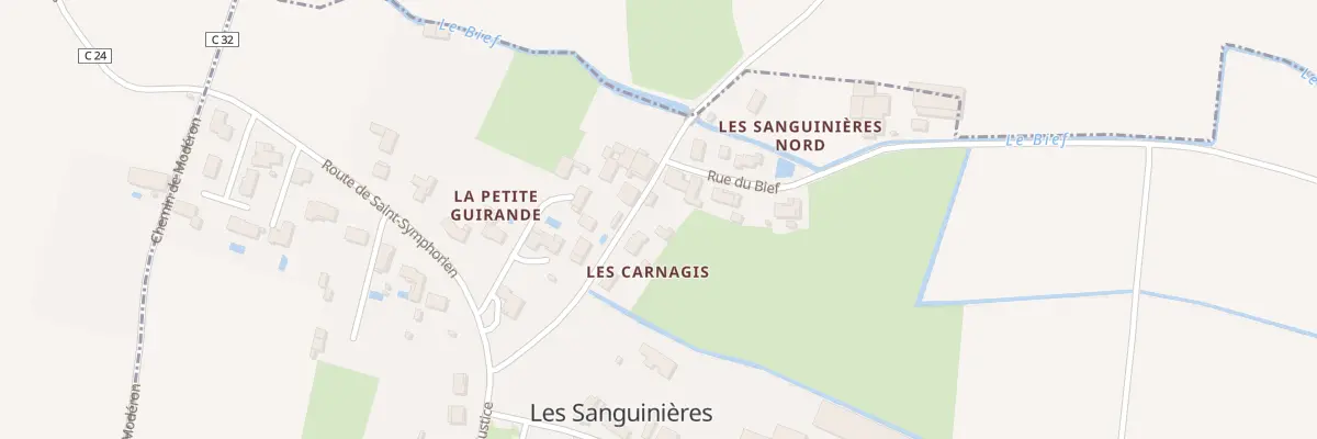 Plan du 16 Rte de Baguillon à Fors