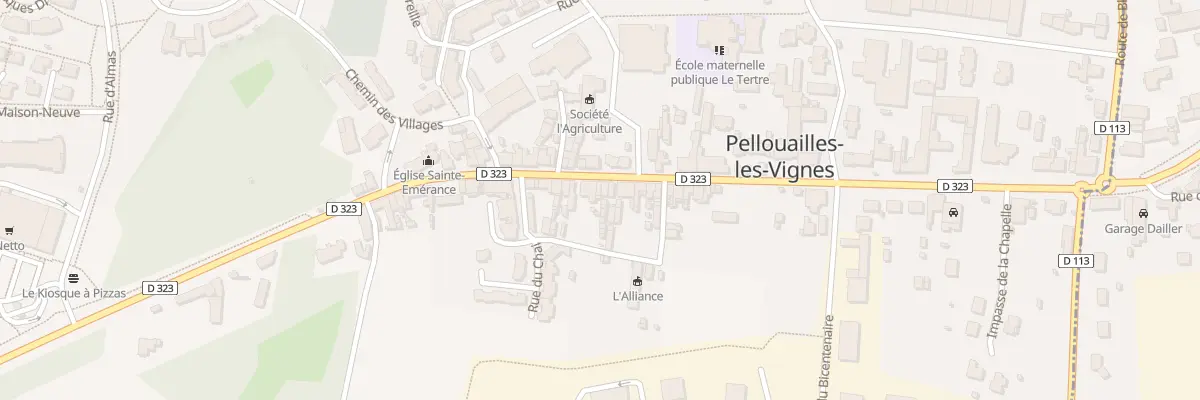 Plan du 22 Rue Nationale à Verrières-en-Anjou