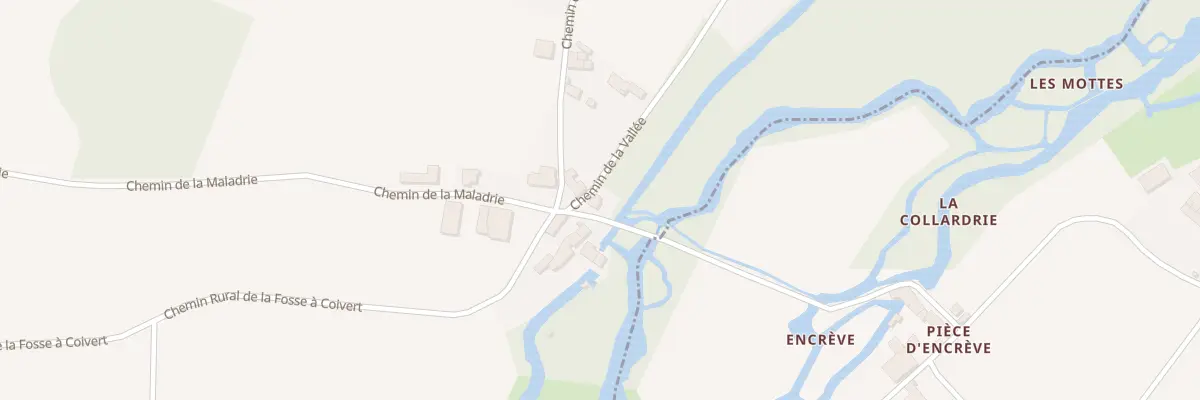 Plan du 1 Che de la Boutonne à Coivert