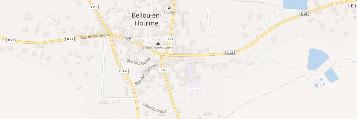 Plan du 12 Rue de Briouze à Bellou-en-Houlme