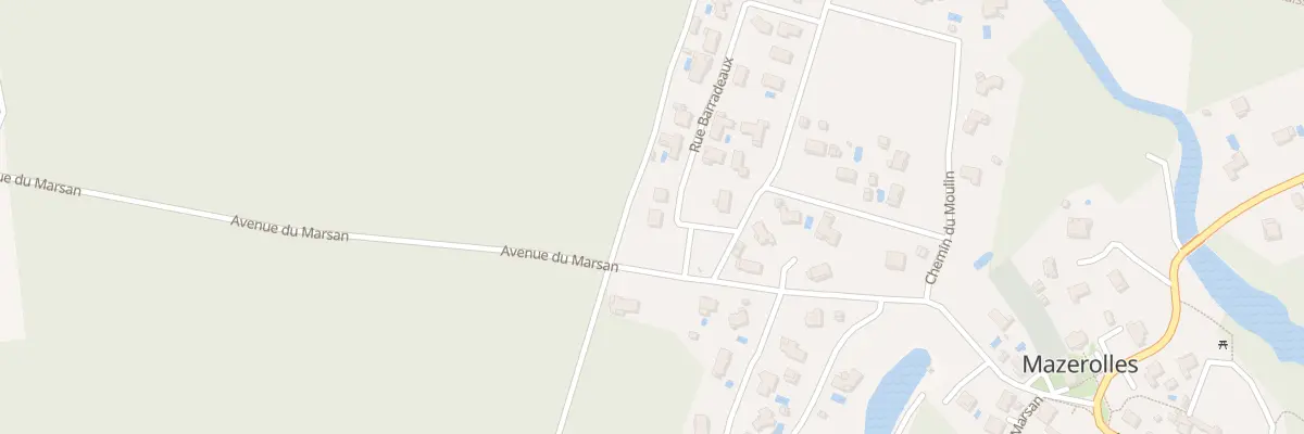 Plan du 1 Rue des Barradeaux à Mazerolles
