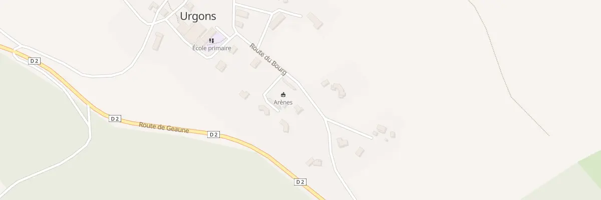 Plan du 332 Rte du Bourg à Urgons