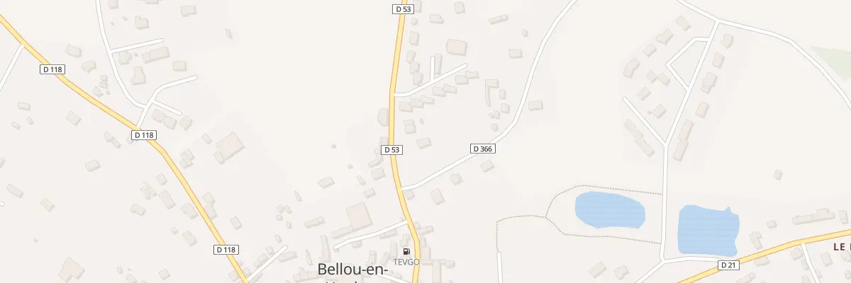 Plan du 1 Rue du Marais à Bellou-en-Houlme