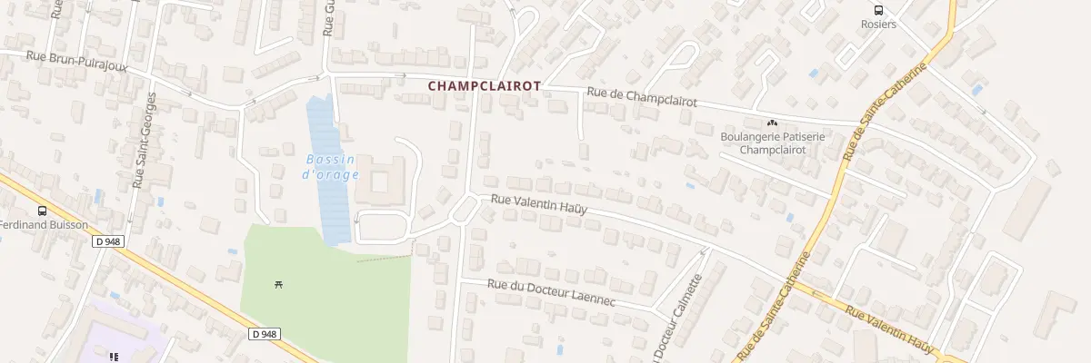 Plan du 7 Rue Valentin Haüy à Niort
