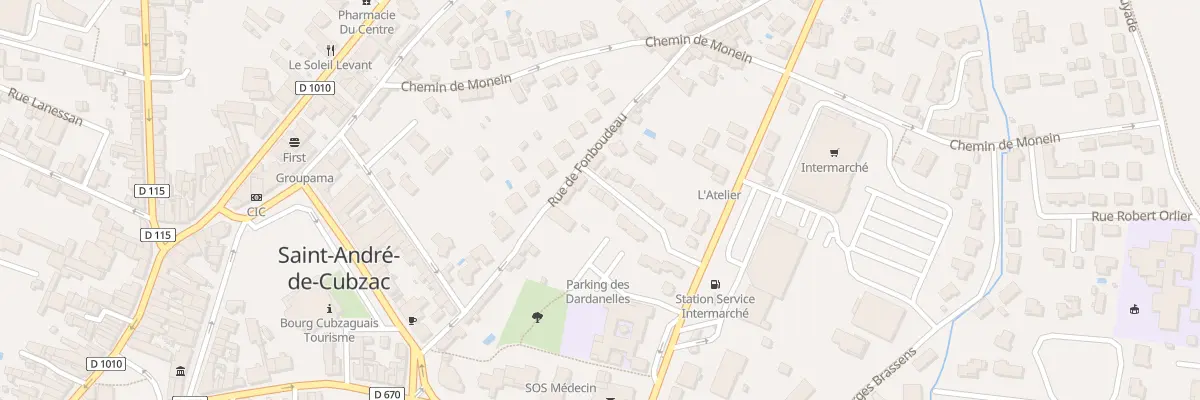 Plan du 3 Rue Jacques Brel à Saint-André-de-Cubzac