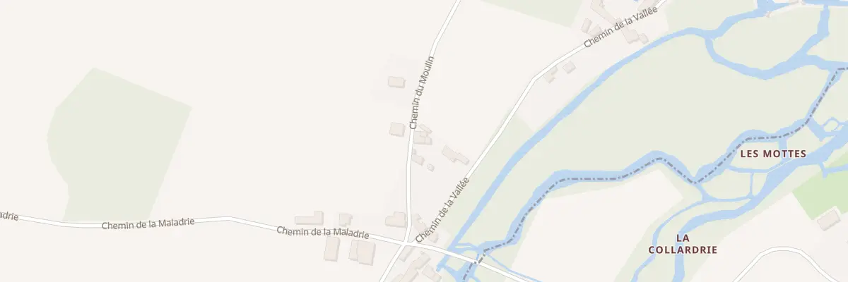Plan du 1 Che du Moulin à Coivert