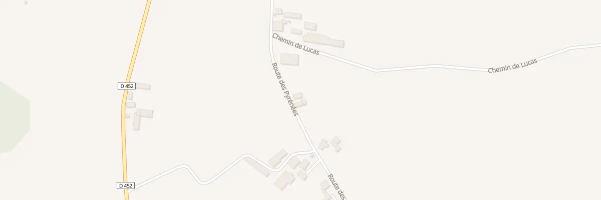 Plan du 545 Rte des Pyrenees à Philondenx