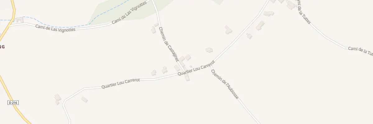 Plan du 15 Che Lou Carrerot à Momas