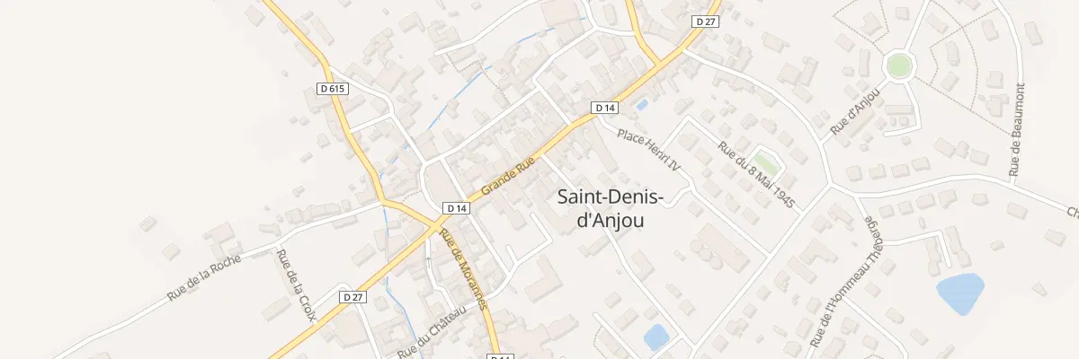 Plan du 14 Gr Grande Rue à Saint-Denis-d’Anjou
